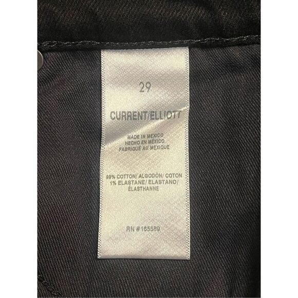 Current/Elliott The Boyfriend Onyx Jean Women's Black 29 nwt (3679) - Picture 11 of 11